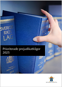 Prioriterade prejudikatfrågor 2025